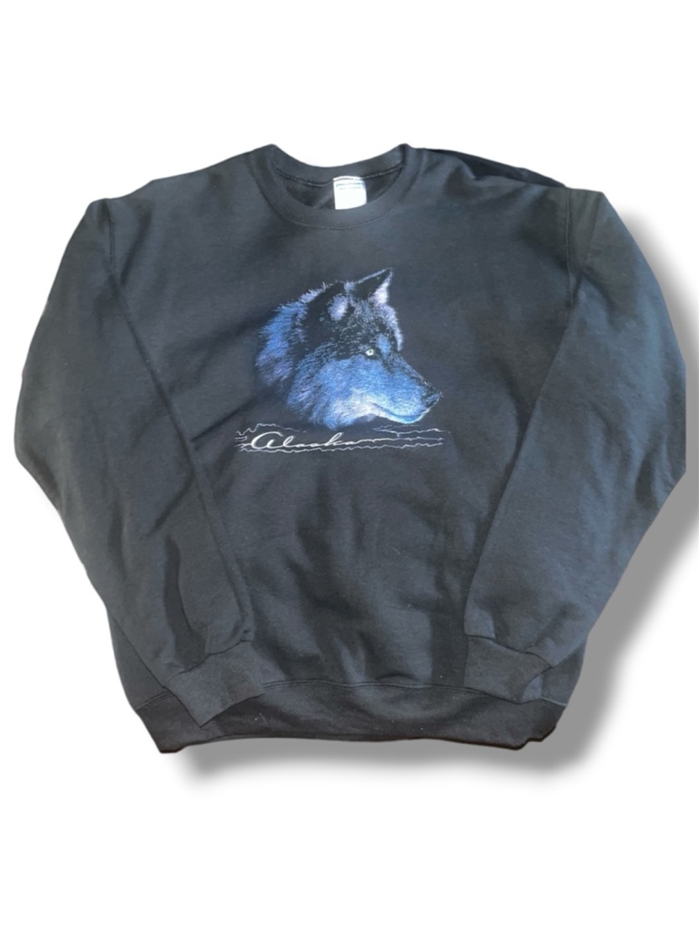 Vintage Alaska Wolf Crewneck Sweatshirt
